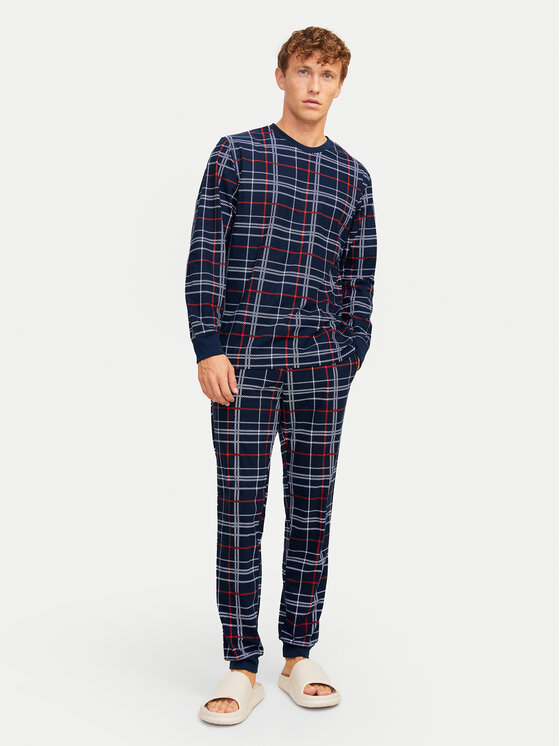 Jack & Jones Jack & Jones Pižama 12268512 Mornarsko modra Loose Fit