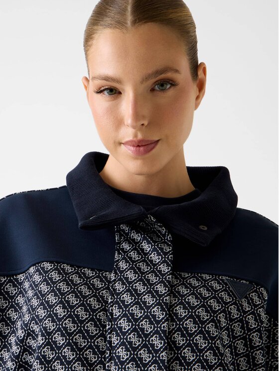 Guess Guess Giacca di transizione 180393 Blu Classic Fit