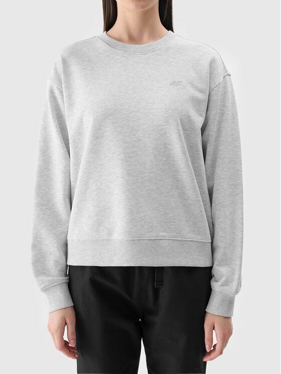 4F 4F Felpa 4FWMM00TSWSF1765-27M Grigio Regular Fit