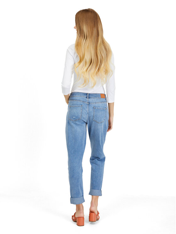 Orsay Orsay Jeansy 314093547000__40 Niebieski Boyfriend Fit
