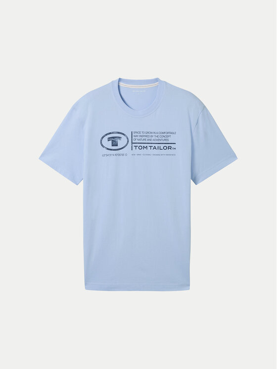 Tom Tailor Tom Tailor T-shirt 1035611 Plava Regular Fit