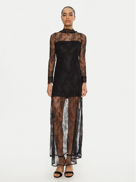 Kontatto Kontatto Coctailkleid AI2025 Schwarz Regular Fit