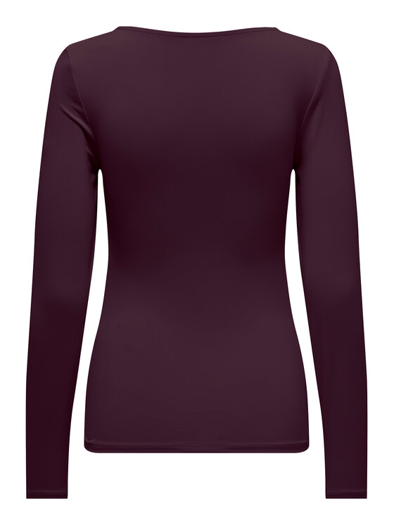 ONLY ONLY Majica Lea 15302647 Ljubičasta Slim Fit