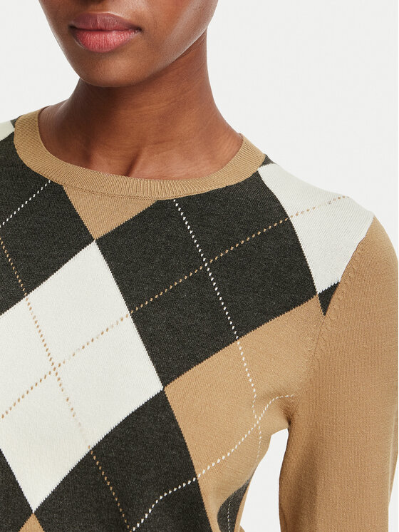 Marella Marella Sweter Carabo 2625366131 Brązowy jasny Regular Fit
