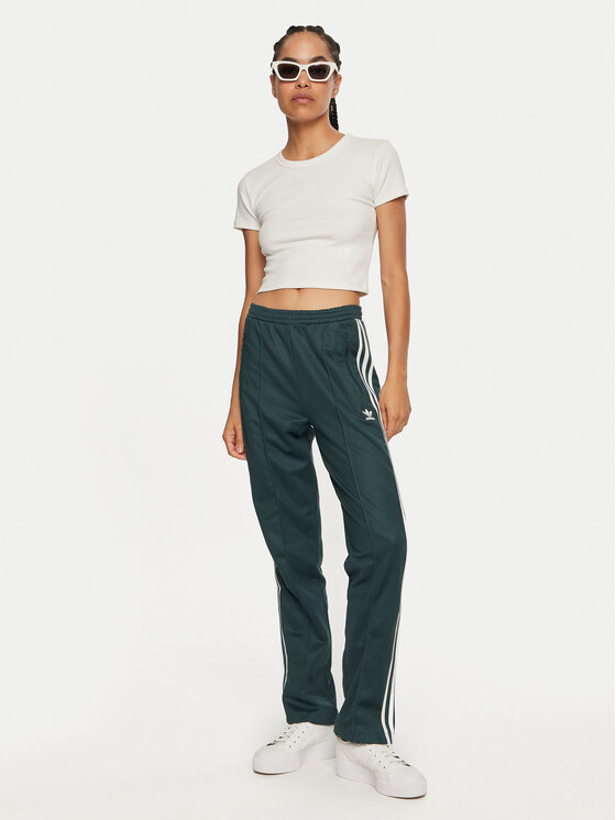 adidas adidas Donji dio trenerke Beckenbauer IY2226 Zelena Regular Fit