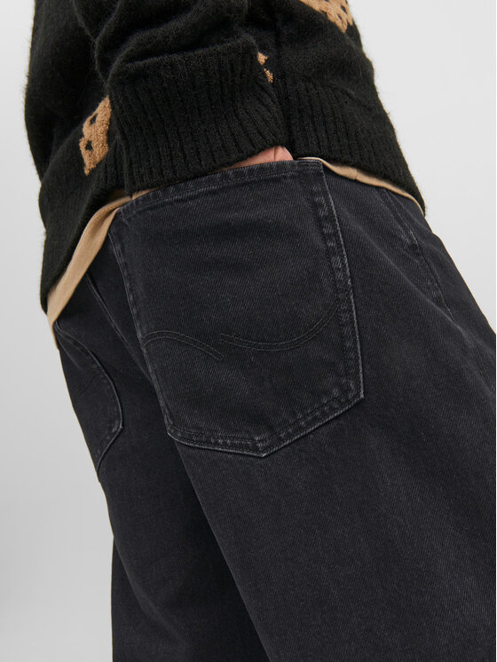 Jack&Jones Jack&Jones Traperice Alex 12236089 Crna Baggy Fit
