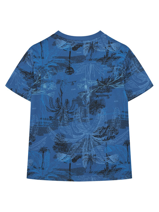 Guess Guess Tricou L6GI14 K8HM4 Albastru Relaxed Fit