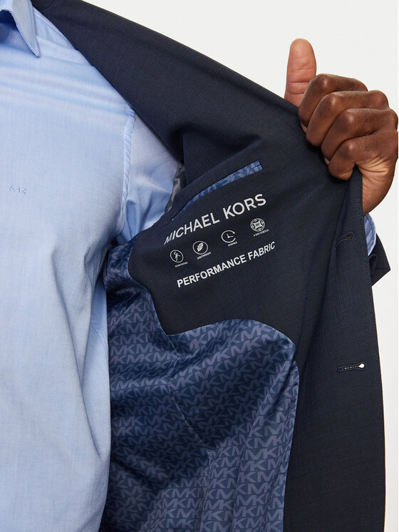 Michael Kors Michael Kors Marynarka MK0SB01003 Granatowy Slim Fit