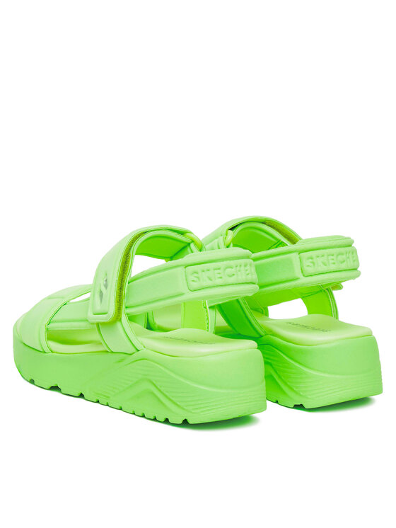 Skechers Skechers Sandały Uno Lite Sandal-Sunny Stand 310372L/LIME Zielony