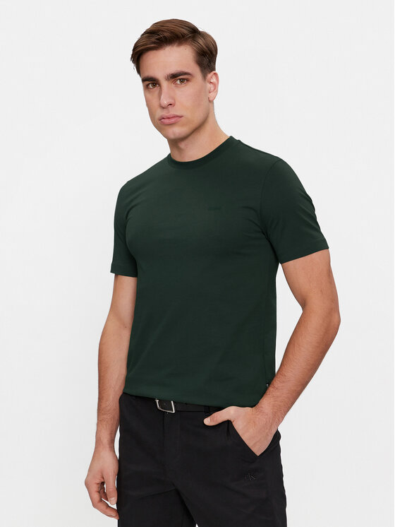 BOSS Boss Tričko Thompson 01 50468347 Zelená Regular Fit