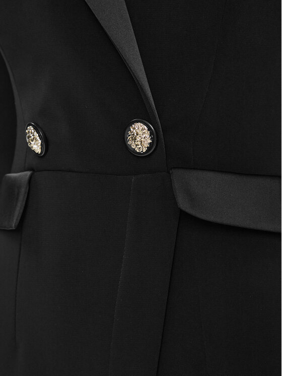 Babylon Babylon Koktejlové šaty T_E00777 Černá Regular Fit