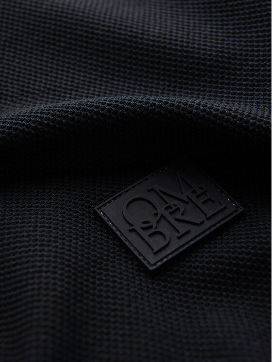 Ombre Ombre Polo L179 Czarny Regular Fit