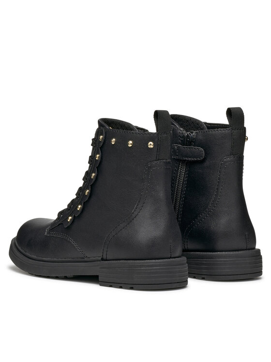 Geox Geox Botine Eclair J469QA 000BC C9999 S Negru