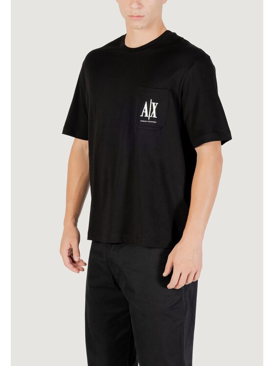 Armani Exchange Armani Exchange T-Shirt XM000366 AF12308 Czarny Shirt Fit