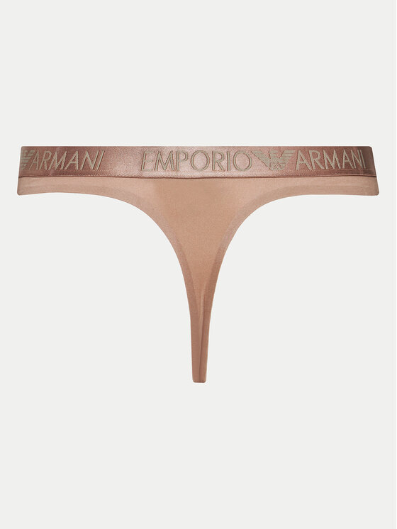 Emporio Armani Underwear Emporio Armani Underwear Sada 2 kusů string kalhotek 163333 4F235 16355 Béžová