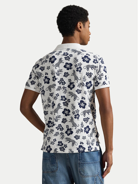 Polo Ralph Lauren Polo Ralph Lauren Pólóing 710B13541001 Fehér Slim Fit