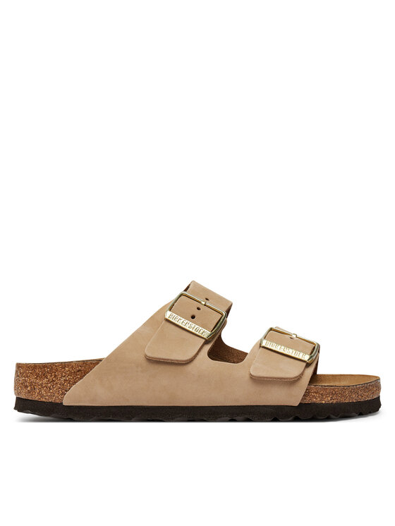 Birkenstock Iešļūcenes Arizona Sfb Lenb 1019016 Bēšs