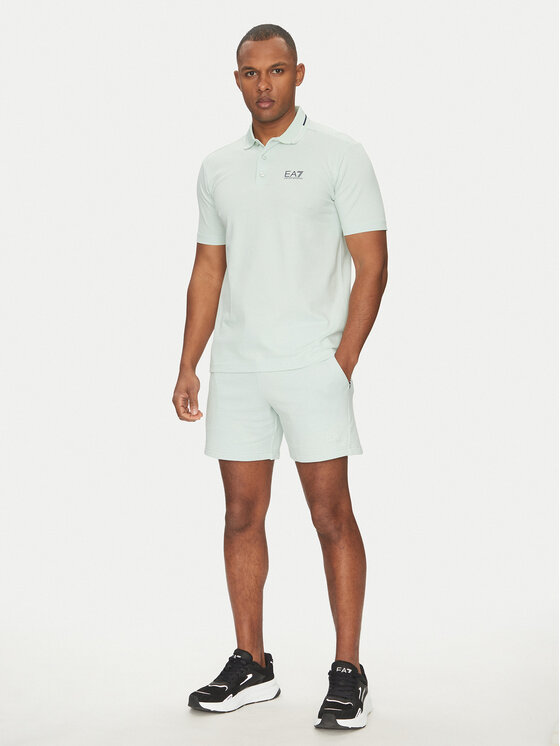 EA7 Emporio Armani EA7 Emporio Armani Bavlnené šortky 7M000269 AF12451 U9060 Modrá Regular Fit