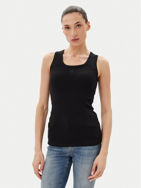 PINKO PINKO Top 100807 A2OF Černá Regular Fit