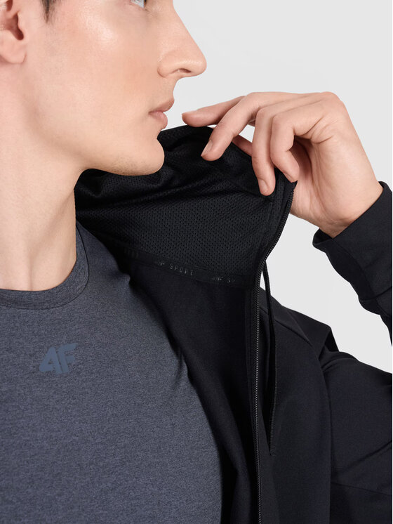 4F 4F Felpa tecnica 4FWMM00TFSWM654-20S Nero Regular Fit