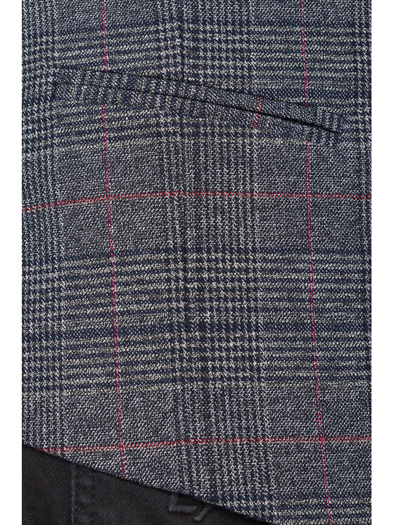 Lancerto Lancerto Kamizelka Burnley KA131223000008 Szary Slim Fit