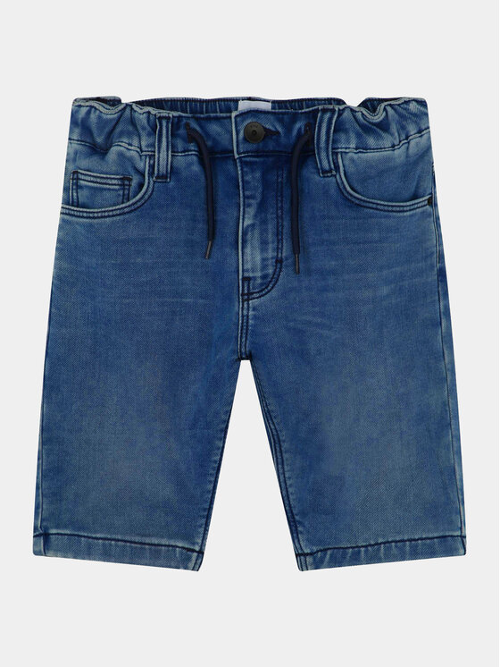 Boss Jeans Kratke Hlače J50778 M Modra Regular Fit