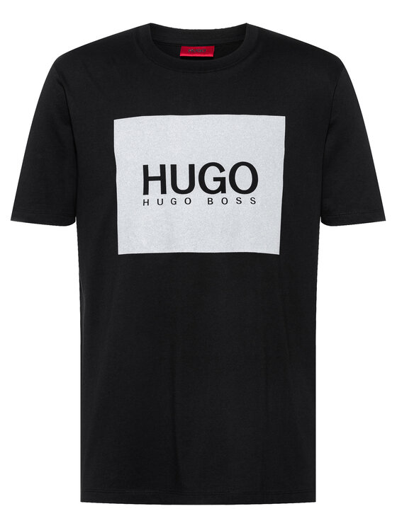 HUGO Hugo T-krekls Dolive211 50442929 Melns Regular Fit