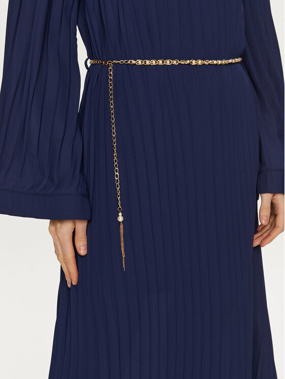 ViCOLO ViCOLO Estélyi ruha TS0396 Sötétkék Regular Fit
