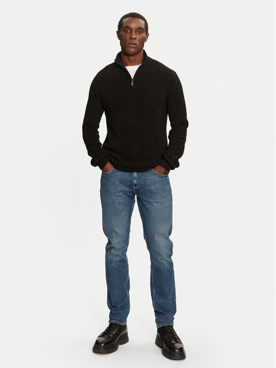 Brave Soul Brave Soul Pulover MK-610HASTINGS Črna Regular Fit