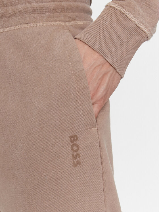 BOSS Boss Donji dio trenerke Se_Bosslogoraw 50505271 Smeđa Regular Fit