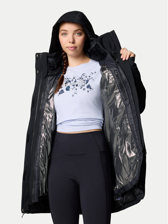 Columbia Columbia Outdoor kabát Pulaski™ II 3-in-1 2113971 Fekete Regular Fit