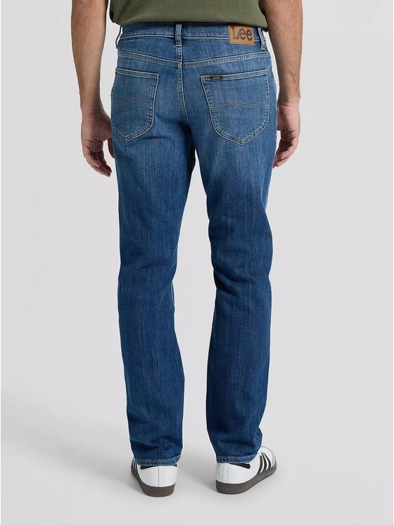 Lee Lee Jeansy WEST Niebieski Straight Leg
