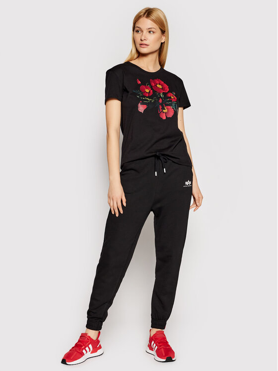 Alpha Industries Alpha Industries Долнище анцуг Basic 116051 Черен Regular Fit