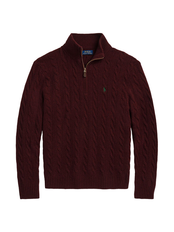 Polo Ralph Lauren Polo Ralph Lauren Pulover 710876766007 Bordo rdeča Regular Fit