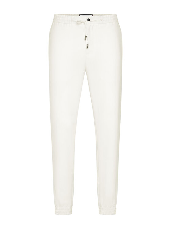 PHILIPP PLEIN PHILIPP PLEIN Joggery 24563 Biały Jogger Fit