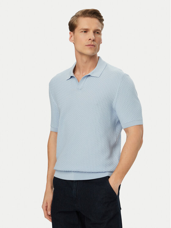 BOSS BOSS Polokošeľa H-Natalo 50561613 Modrá Regular Fit