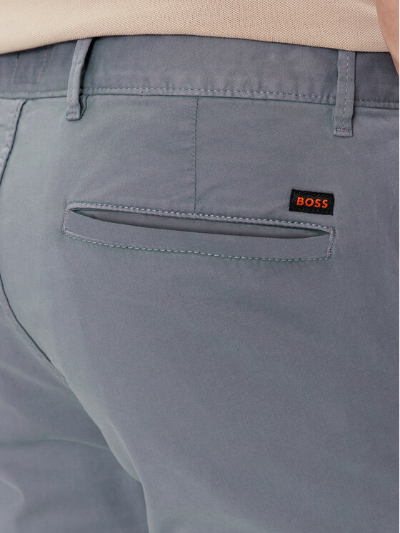 BOSS Boss Chino kalhoty 50510933 Modrá Slim Fit