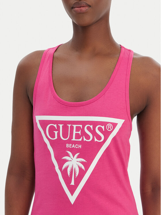 Guess Guess Paplūdimio suknelė E3GP03 JA914 Rožinė Regular Fit