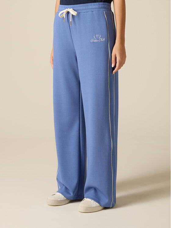 Oltre Oltre Pantaloni di tessuto P810J002517N004 Blu Regular Fit