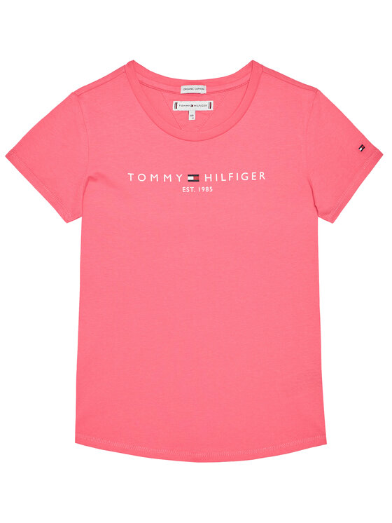 Tommy Hilfiger Tommy Hilfiger Tricou Essential Tee KG0KG05242 D Roz Regular Fit