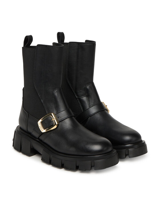 LOVE MOSCHINO LOVE MOSCHINO Kotníková obuv s elastickým prvkem JA24105G1NIA000036 Černá
