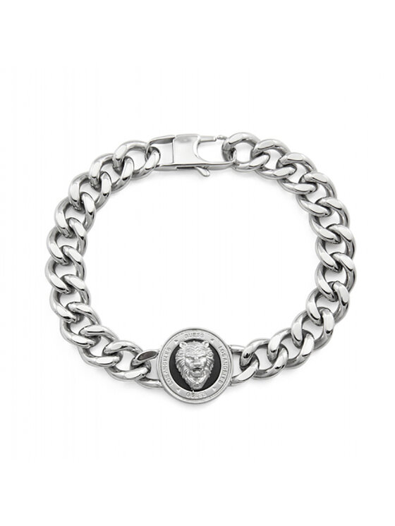 Guess Guess Bransoletka JUMB01314JWSTBKL Srebrny