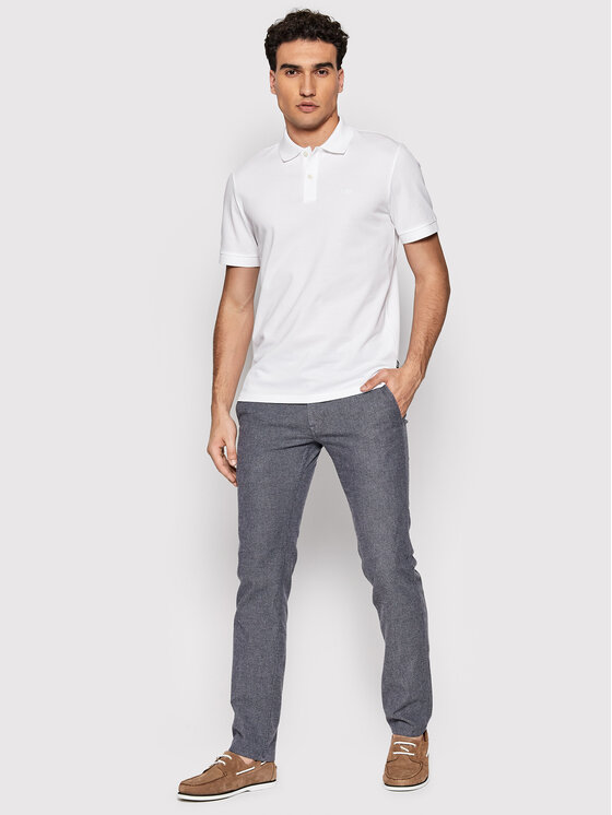 Pantaloni chino Schino 50466588 Grigio Slim Fit