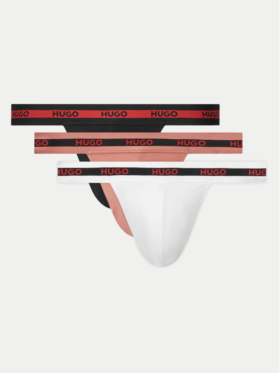 Komplet 3 par slipów Jock Strap HUGO