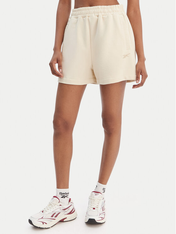 Reebok Športové kraťasy Reebok x Ewa Chodakowska Jula RK25623CCW Béžová Regular Fit