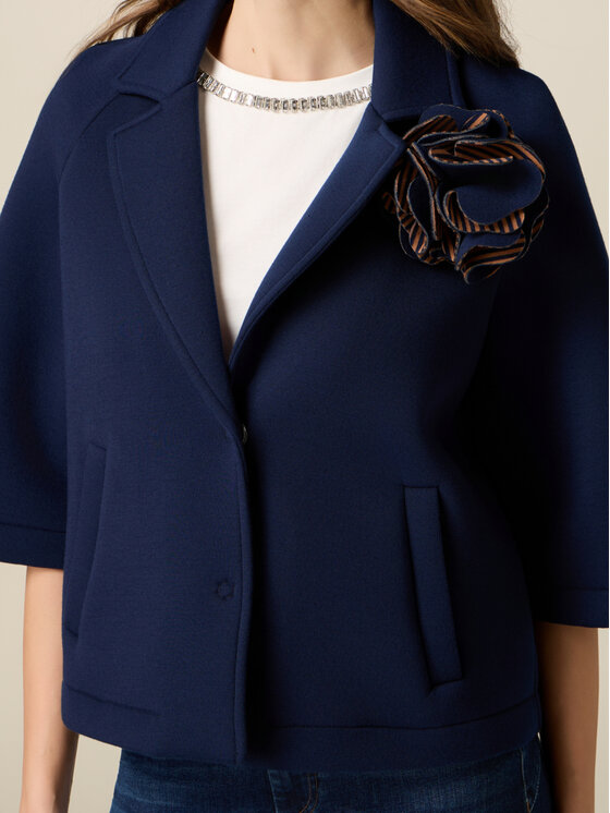 Oltre Oltre Giacca da abito 8001J000240N034 Blu Boxy Fit