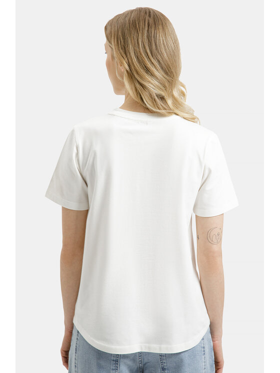 Cross Jeans Cross Jeans T-Shirt 56262-028 Beżowy