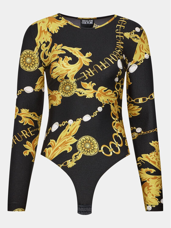 Versace Jeans Couture Versace Jeans Couture Body 75HAM221 Czarny Slim Fit