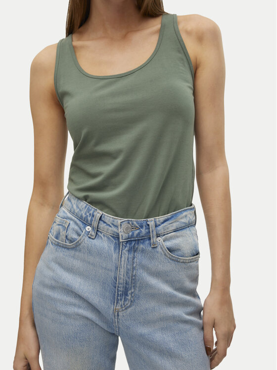 Vero Moda Vero Moda Marškinėliai Lulu 10323756 Žalia Regular Fit