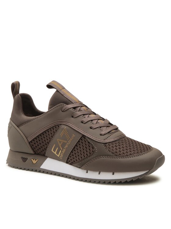 EA7 Emporio Armani EA7 Emporio Armani Sneakersy X8X027 XK050 S294 Hnedá